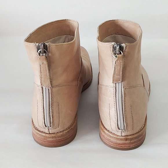 Brunello Cucinelli Ankle Boots Women's Size 38 Leather Back Zip Closure … - Picture 8 of 13